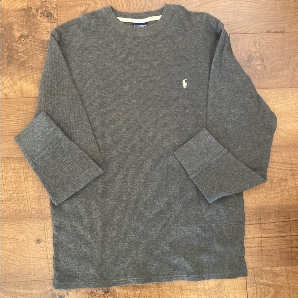 Polo by Ralph Lauren Charcoal Crewneck Long Sleeve Men’s XL